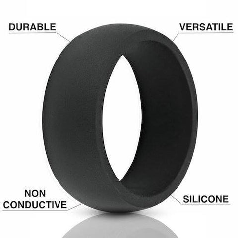 Silicone Athletic Outdoor Wedding Ring for Men - The Biblical Marriage.com - 1